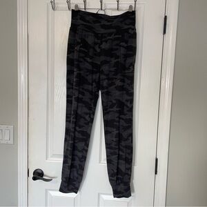 Athleta Black Camouflage Joggers